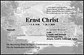 Ernst Christ