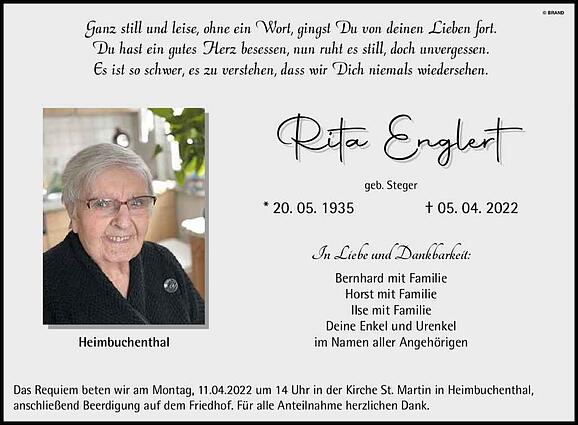 Rita  Englert, geb. Steger