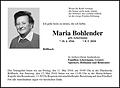 Maria Bohlender