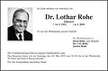 Lothar Rohe