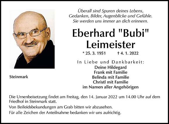 Eberhard Leimeister