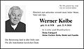 Werner Kolbe