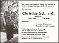 Christine Gebhardt