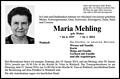 Maria Mehling
