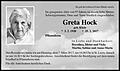 Greta Hock