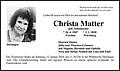 Christa Matter