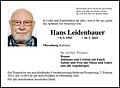 Hans Leidenbauer