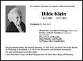 Hilde Klein