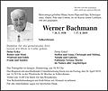 Werner Bachmann