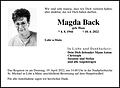 Magda Back