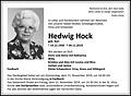Hedwig Hock
