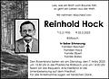 Reinhold Hock