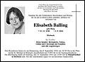 Elisabeth Balling