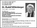 Dr. Rudolf Miltenberger
