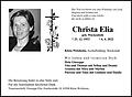 Christa Elia