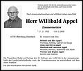 Willibald Appel