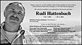 Rudi Hattenbach