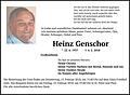 Heinz Genschor