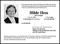 Hilde Hess