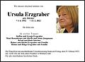 Ursula Erzgraber