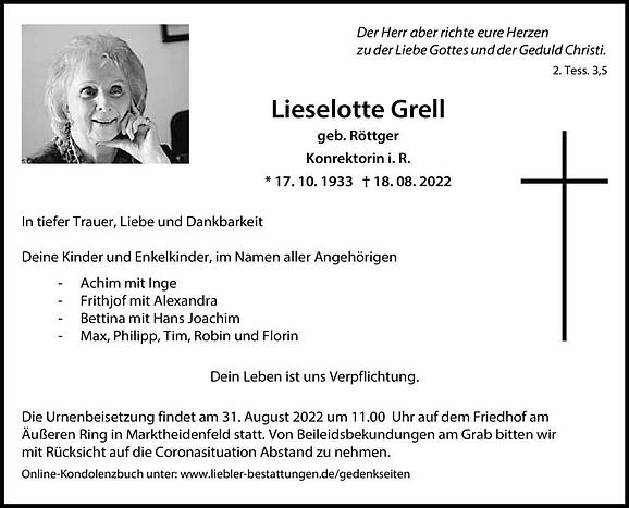 Lieselotte Grell
