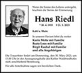 Hans Riedl