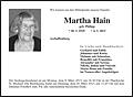 Martha Hain
