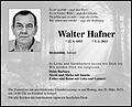 Walter Hafner