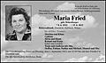 Maria Fried