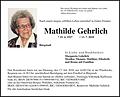 Mathilde Gehrlich