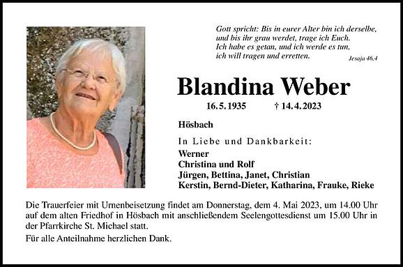 Blandina Weber
