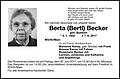 Berta Becker