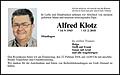 Alfred Klotz