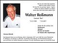 Walter Roßmann