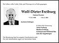 Wolf-Dieter Freiburg
