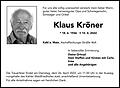 Klaus Kröner