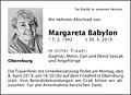 Margareta Babylon