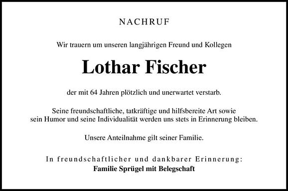 Lothar Fischer