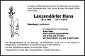 Hans Lanzendörfer