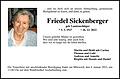 Friedel Sickenberger