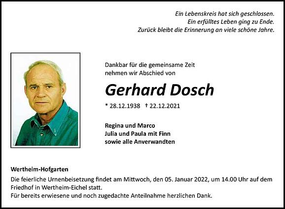 Gerhard Dosch