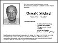 Oswald Sticksel