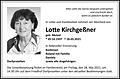 Lotte Kirchgeßner