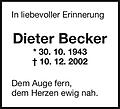 Dieter Becker