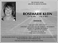 Rosemarie Klein