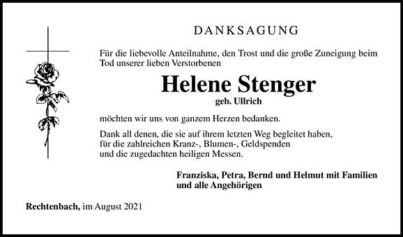 Helene Stenger, geb. Ullrich