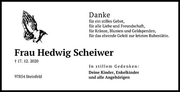 Hedwig Scheiwer