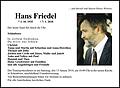 Hans Friedel