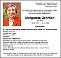 Margareta Gehrlich