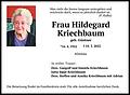 Hildegard Kriechbaum